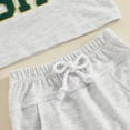 thumbnail image 6 of WIBACKER Toddler Baby Girl Boy Summer Clothes Short Sleeve T Shirt Casual Shorts Sets Sister Brother Matching Outfits, 6 of 9