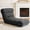 Deep Grey, variant on 5-Position Adjustable Floor Chair for Adults, 69" Indoor Reclining Lounger with Back Support, Teddy Plush Fabric Sofa Floor Chair Chaise Lounge for Gaming, Reading, Meditation & Relaxing, Deep Grey
