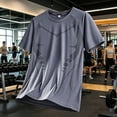 thumbnail image 2 of Men's Big and Tall Workout Shirts - Moisture Wicking, Quick Dry, Breathable Premium Athletic Gym Tees for Running & Sports Size 5XL Dark Gray, 2 of 5