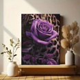 thumbnail image 6 of UXIEQU Leopard Rose Floral Canvas Wall Art Print 15.75x11.81 Inches, 6 of 8