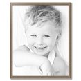 thumbnail image 2 of ArtToFrames 31" x 39" Aged White Gold Picture Frame, 31x39 inch Silver Wood Poster Frame (WOM-2036),  Pack, 2 of 7