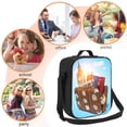 thumbnail image 5 of Lsque Trip to London Lunch Bag Lunch Box for Women Men Reusable Insulated Lunch Tote Bag,Leakproof Thermal Cooler Sack Food Handbags Case High Capacity, 5 of 9