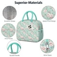 thumbnail image 4 of Womens Pioneer Flower Floral Print Pattern Lunch Box for Work,Insulated Lunch Bag for Women,Loncheras Para Mujer,Leakproof Adult Lunch Bag for Work,Beach,Travel,Picnic,Camping, 4 of 7