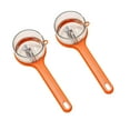 thumbnail image 1 of RKSTN 2Pc Multifunctional Scraper, Round Peeler [Orange], 1 of 4