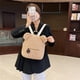 thumbnail image 5 of Bolso Mochila de lana de dibujos animados para mujer, de hombro escolares diarios para niños con forma de oso lindo, 5 of 5