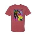 thumbnail image 2 of Wild Bobby, Colorful Rainbow Unicorn Animal Lover Men's Graphic T-Shirt, Vintage Heather Red, Large, 2 of 3