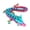 4, variant on 15cm Gradient Crystal Dragon 3D Printed Multi-Joint Posable Dinosaur Collection Figure Ornament Home Decoration Gift