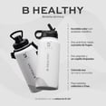 thumbnail image 2 of Botella Térmica Color Blanco 1L (32 Oz) B Healthy | Libre de BPA | B Life, 2 of 8