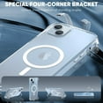 thumbnail image 4 of for iPhone 13 Case with Stand Compatible with Magsafe Shockproof Anti-Yellowing Full Body Protective Phone Cover-Clear, 4 of 12