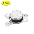 thumbnail image 1 of Interruptor de control de temperatura Uxcell Termostato 95°C 10A N.O 6.3mm Pin 2 Pack, 1 of 5