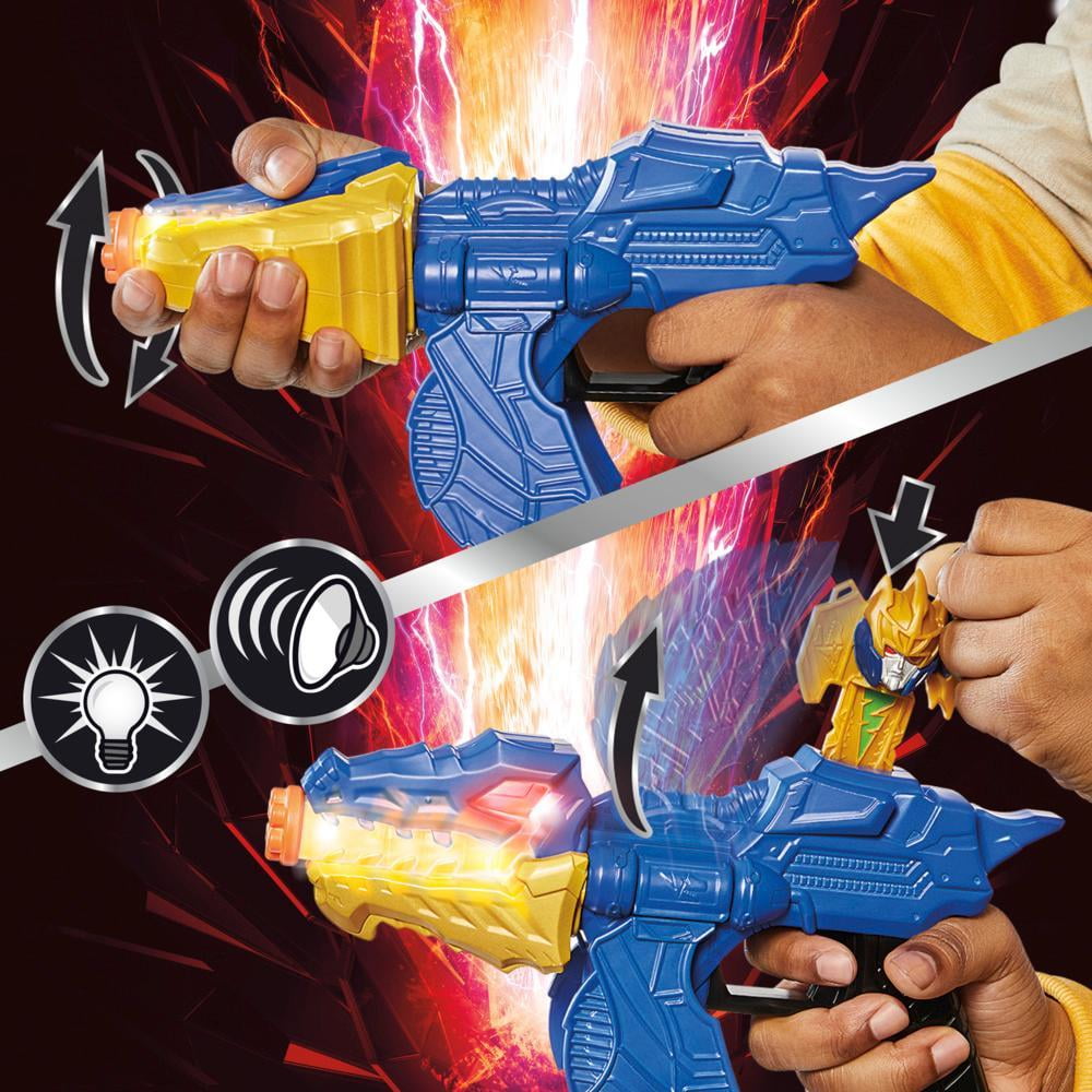 Power Rangers Dino Fury Gold Fury Blade Blaster Superhero Costume Accessory, Kids 5 and Up