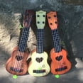 thumbnail image 4 of Classical Ukulele Guitar Musical Instrument Interactive Ukulele Toy For Kid  38CM Khaki, 4 of 8