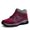 Red, variant on Womens Winter Snow Boots Warm Fur Lined Anti-Slip Ankle Booties Outdoor Walking Shoes Non-Slip Trekking Shoes