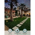 thumbnail image 3 of 12 Pack LED Aluminum Landscape Well Light In Ground Outdoor, 3000K Warm White, IP67 Waterproof, 3 of 6