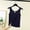 Navy, variant on YHAJDS Womens Sleepwear Solid Sleeveless Crew Neck Loose Thin Soft Summer Pajama Shirts
