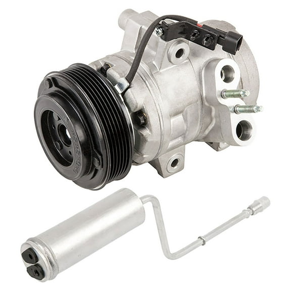 AC Compressor w/ A/C Drier For Ford Focus 2008 2009 2010 2011 - BuyAutoParts
