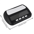 thumbnail image 6 of 5X Chess Clock, Digital Chess & Game , Multipurpose Portable Professional Clock Black, 6 of 7