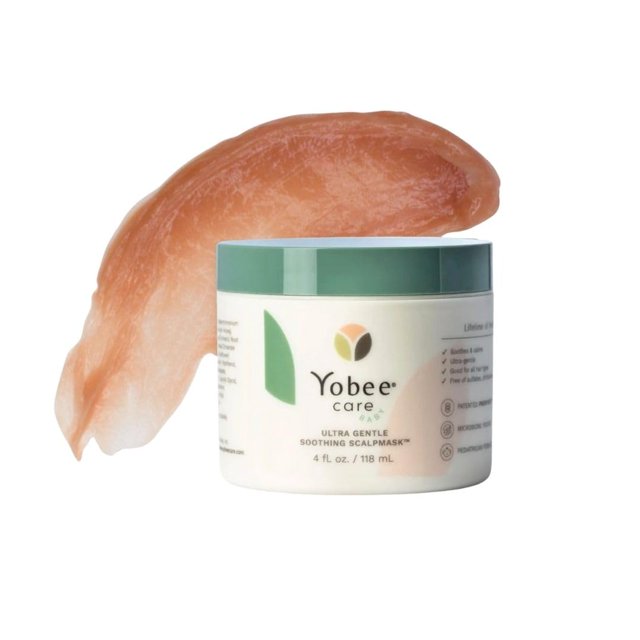 Yobee Mascarilla calmante ultra suave para el cuero cabelludo – Tratamiento del cuero cabelludo seco Mascarilla para el cabello segura para la piel sensible del bebé – Infusión de probióticos – Para c