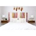 thumbnail image 4 of Barn Walls Country Mix Signature Design, Multicolored Solid Wood Headboard, Floating Panels, Wall Mount, Adjustable Height, Easy Assembly, King Size, 4 of 10