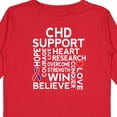 thumbnail image 4 of Inktastic CHD Awareness Month Boys or Girls Long Sleeve Toddler T-Shirt, 4 of 5