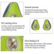 thumbnail image 1 of Pendientes de plata Yashi Aguacate 925 con esmalte verde Código de producto 84460, 1 of 5