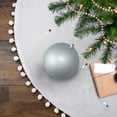 thumbnail image 2 of Northlight 4" Matte Mermaid Blue Shatterproof Christmas Ball Ornament (100mm), 2 of 3