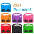 thumbnail image 2 of SaniMore for iPad Mini 6th Generation 8.3" 2021 Kids Case, EVA Lightweight Case with Handle & Foldable Kickstand Shockproof Protective Case for iPad Mini 6th Generation Girls Boys, Red, 2 of 8