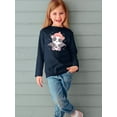 thumbnail image 2 of Cute Baby Panda W Ghost Long Sleeve Toddler - Toddler Long Sleeve Tee, Navy, 2 of 4