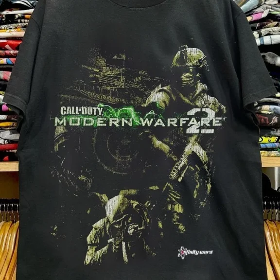 Reprint Rare CALL 0F DUTY - Modern Warface2 GRAPHIC UNISEX TEE S-5XL