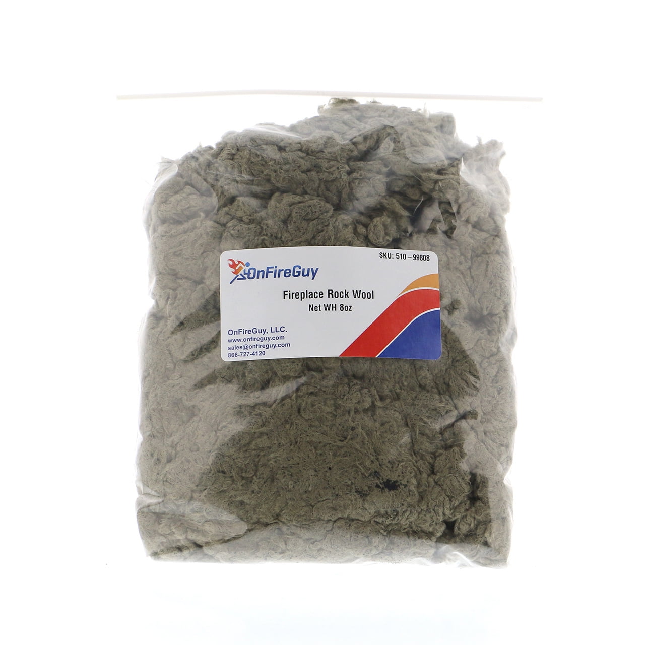 OnFireGuy Fireplace Rock Wool, 8oz Bag