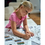 CrayonKing 4-Piece Crayon Set in Cello Bags, Non-Toxic Crayons, Art Supplies Party Favors, 50-Pack (200 Count)