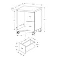 thumbnail image 2 of Monarch Specialties Office, File Cabinet, Printer Cart, Rolling File Cabinet, Mobile, Storage, Work, Laminate, White, Contemporary, Modern, 2 of 3