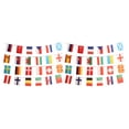 thumbnail image 4 of Bearachild Bandera de cuerda Banderas de las naciones Copa de Europa Banderín de jardín Reunión 7/Copa de Europa 2Conjunto, 4 of 6