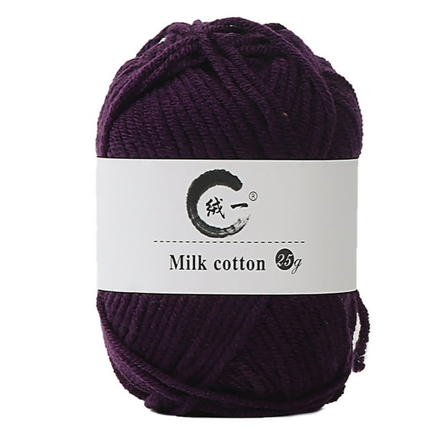 Colorful Hand Knitting 25g Knitting Crochet Milk Soft Baby Cotton Wool Yarn