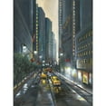 thumbnail image 3 of Adams, J. 19x24 Black Modern Framed Museum Art Print Titled - City Street II, 3 of 5