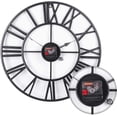 thumbnail image 4 of Reloj de pared grande para decoración del hogar de 23,6 pulgadas, relojes de arte de hierro que no hacen tictac BANYUO Electrónica, 4 of 5
