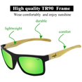thumbnail image 2 of Gafas Polarizadas para Pesca INFI para Hombre UV400 (Negro/Verde), 2 of 8
