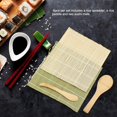 thumbnail image 4 of Bamboo Sushi Roller Set,4Pcs Set Bamboo Sushi Sushi Maker Kit Bamboo Sushi Mat Set Leading Edge Technology, 4 of 11