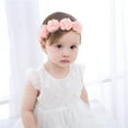 thumbnail image 4 of Inevnen Baby Girl Lace Flower Headband Stretch Kids Todders Princess Floral Hairbands 1-6 Years, 4 of 7