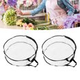thumbnail image 1 of Conteneur de Rangement pour Couronne, Sac de Rangement Portable Rond Transparent en PVC pour Garage pour Noël 2 Pcs, 1 of 7