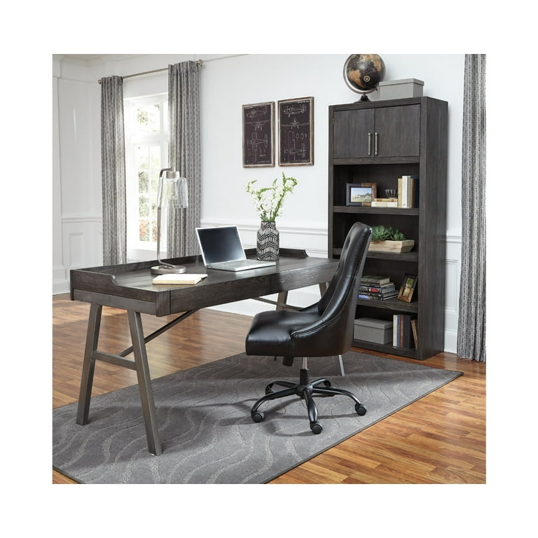 Ashley Freedan Home Office Desk - Grayish Brown