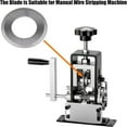 thumbnail image 2 of 2pcs   Blades for Manual Wire Stripping Machine Parts Wire Stripper Tool Accessories, 2 of 7