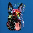thumbnail image 5 of Wild Bobby Dean Russo German Shepherd Dog Lover Men Graphic Tee, Royal, Small, 5 of 5