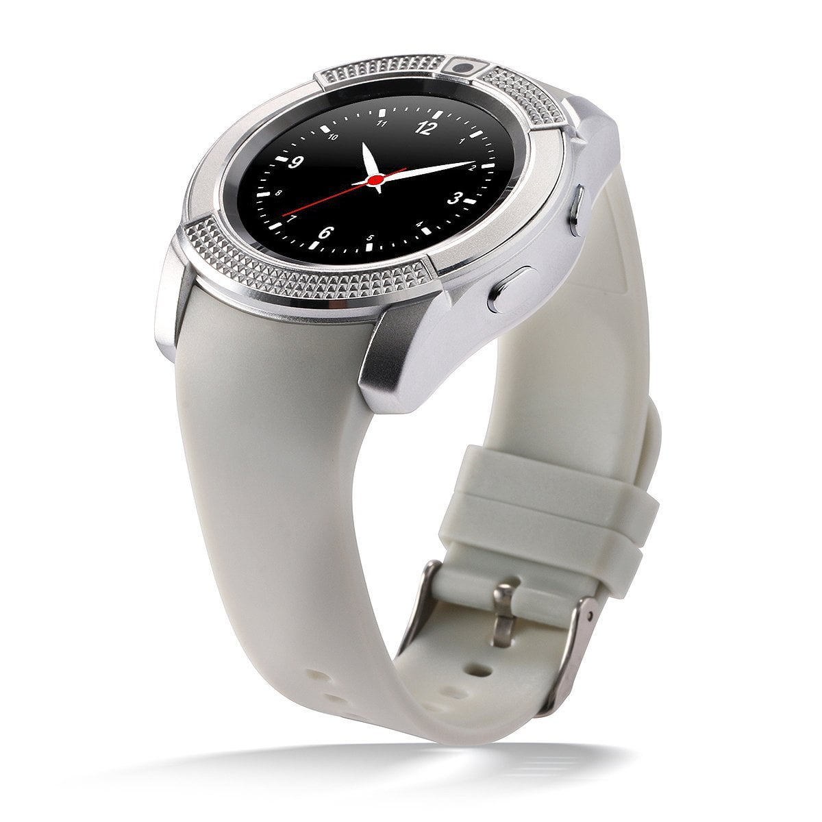 TechComm V8 Bluetooth and GSM Unlocked Smartwatch with Fitness Tracker, Sleep Monitor, Bluetooth