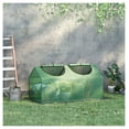 thumbnail image 2 of Portable Mini Greenhouse 4x2x2, Small Green House with PE Cover, Roll-up Windows, Indoor Outdoor Garden Plant Protection, 2 of 9