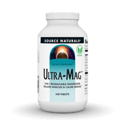 Source Naturals Ultra-Mag, 5 IN 1 -Bioavailable Magnesium, Maintains Muscle & Nerve Function* - 240 Tablets0 Count