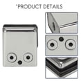 thumbnail image 5 of Stainless Steel Glass Clamp for 8-10mm Balustrade, Adjustable Glass Bracket with 304 Stainless Steel, 8pcs Set for Staircase Handrail, 5 of 5