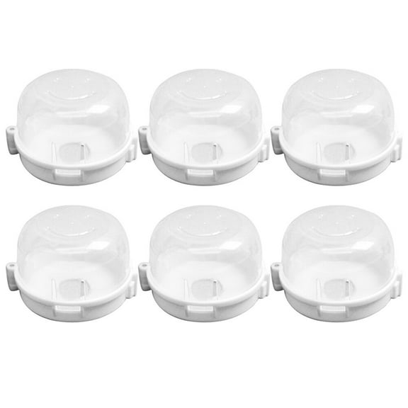 6 Pcs Stove Knob Protective Covers Locks Child Safety Kitchen Guards Mask Furnace Baby