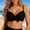 Black, variant on Supportive Bikini Top Curvy Bathing Suit Women with Built in Bra Tummy Control Push Up Oversized Spaghetti Strap Womens Swimsuits Summer The Holiday