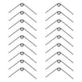 thumbnail image 1 of KAKOWELY garden pruner spring Stainless Steel Small Torsion Spring 25pcs V-shape Compression Spring Trimming Tool For Tools Maintenance Pruners Trimming Scissors Silver, 1 of 5